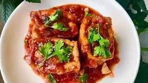 Hình ảnh Cơm đậu hủ dồn thịt số cà + Canh