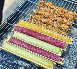 Hình ảnh Cơm Lam Ngũ Sắc 1 ống