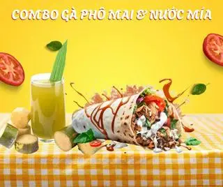 Hình ảnh Combo Gà Phô Mai & Nước Mía