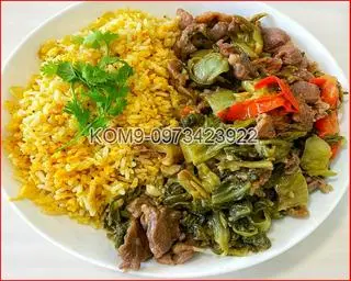 Hình ảnh cơm rang dưa bò 