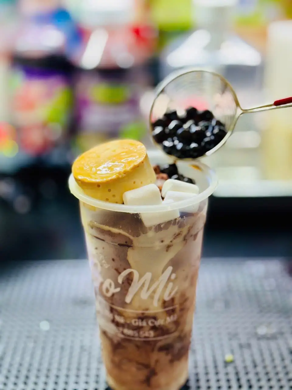 Hình ảnh MiLo Dầm Trân Châu Bánh Flan