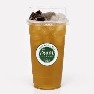 Hình ảnh Sâm bông cúc Ly size L full topping