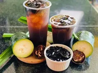 Hình ảnh Trà Bí Đao Fulll Topping Size L (700ml)