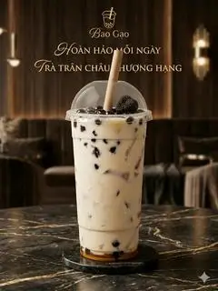 Hình ảnh Trà trân châu đường đen (size M)