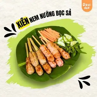 Hình ảnh Xiên nem nướng bọc sả Dzui Dzẻ