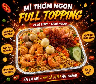 Hình ảnh Mì trộn đỉnh siêu topping