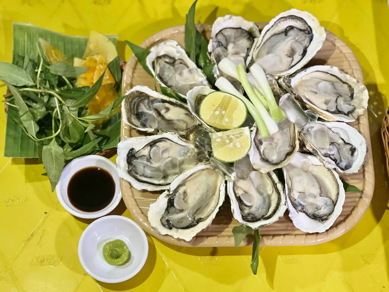 Hình ảnh Hàu sống mù tạt (1phần: 12 con)