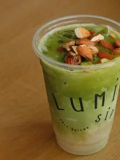 Hình ảnh Matcha hạnh nhân