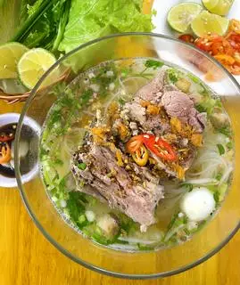 Hình ảnh Hủ Tiếu Nam Vang Xương
