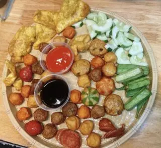 Hình ảnh Combo cá viên chiên lớn Tặng 1 Trà Tắc Lớn