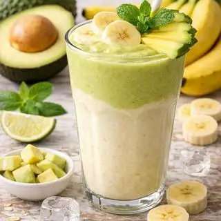 Hình ảnh Sinh tố bơ - chuối