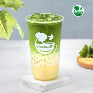 Hình ảnh Rau má đậu xanh sữa dừa nha đam