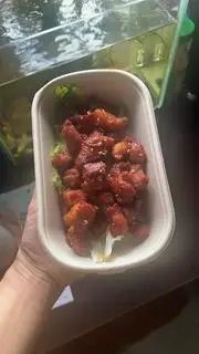 Hình ảnh thịt heo lắc muối cay nồng tứ xuyên ( kèm cơm trắng ) 