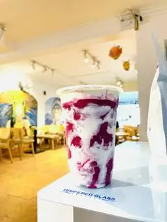 Hình ảnh Trà thanh long machiato