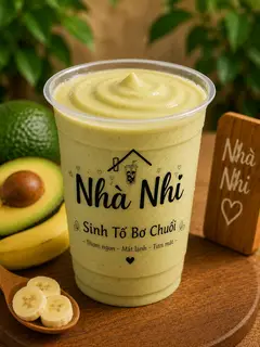 Hình ảnh Sinh tố bơ chuối 