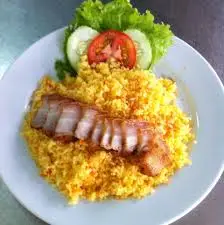 Hình ảnh Cơm Chiên Ba Rọi  + 1 ly Trà Tắc
