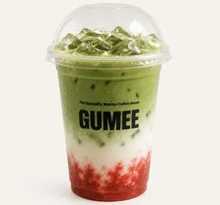 Hình ảnh Matcha latte dâu
