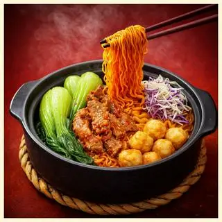 Hình ảnh Mì trộn bò Mỹ