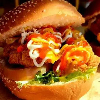 Hình ảnh Burger Gà