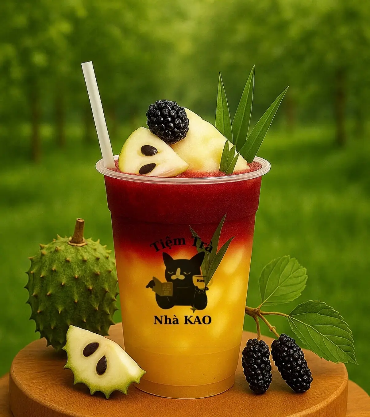 Hình ảnh Trà Mãng Cầu Dâu Tằm