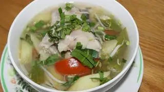 Hình ảnh Cơm Canh chua đầu cá lóc