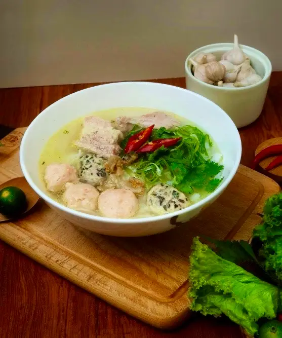 Hình ảnh Bún mọc thường ( Regular bowl)