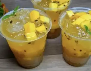 Hình ảnh trà xoài chanh dây 