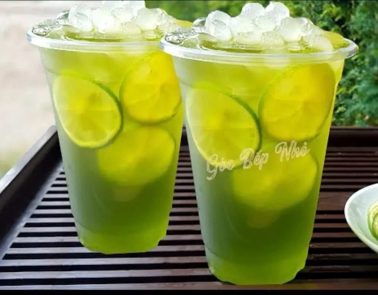 Hình ảnh Trà chanh thái xanh hạt chia - Ly 1 lít
