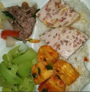 Hình ảnh giò ,đậu sốt, 4 món rau theo mùa 