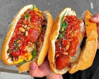 Hình ảnh Bánh mì bò khô trứng
