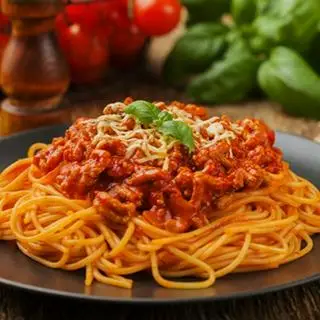 Hình ảnh Mì Ý Sốt Bò Bằm