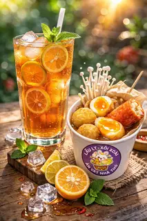 Hình ảnh Combo lẩu + Trà tắc
