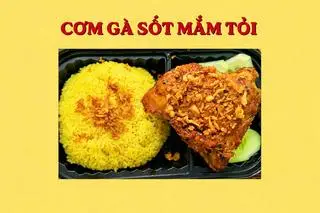 Hình ảnh CƠM GÀ MẮM TỎI