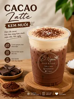 Hình ảnh Cacao Latte Kem Muối