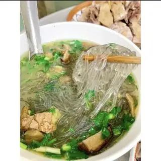 Hình ảnh miến tươi rau củ nấm nước lèo 