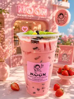 Hình ảnh trà sữa dâu 
