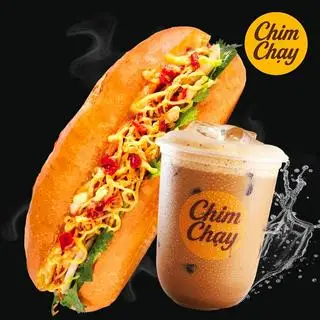 Hình ảnh Combo Bánh Mì Gà Rim Xé + Cà phê đen