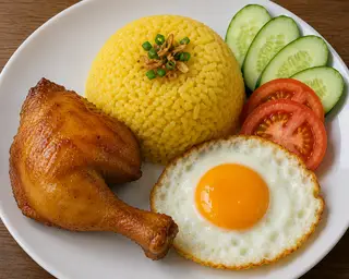 Hình ảnh Cơm Gà Xối Mỡ Đặc Biệt 