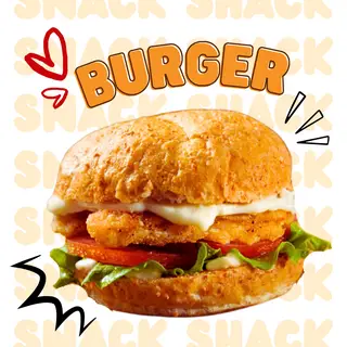 Hình ảnh Burger Gà Mayo (Chicken Schnitzel Burger)