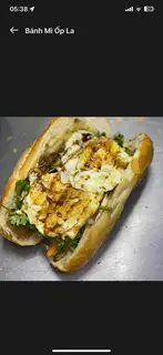 Hình ảnh Bánh mì ốp la