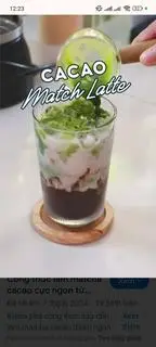 Hình ảnh Matcha latte cacao