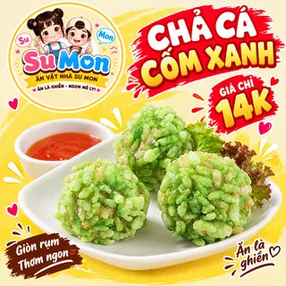 Hình ảnh Chã cá tẩm cốm xanh