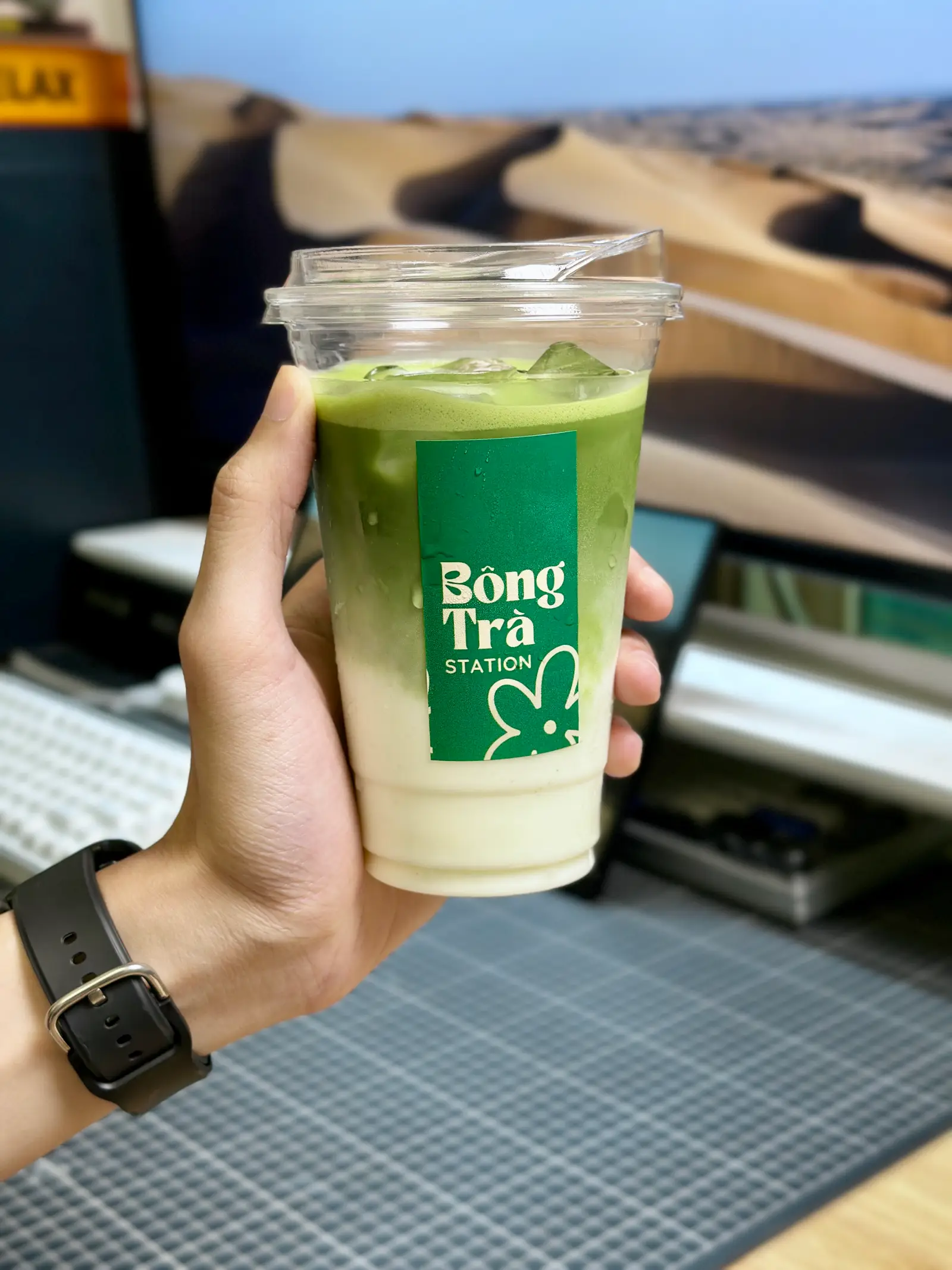 Hình ảnh Matcha latte Đài