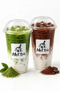 Hình ảnh Combo Matcha Latte M + Cacao Latte M