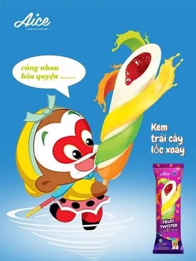 Hình ảnh Combo 10 Kem Trái Cây Lốc Xoáy