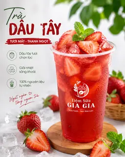 Hình ảnh Trà Dâu Tây 