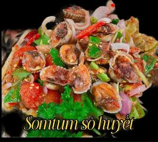 Hình ảnh Somtum sò huyết