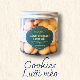 Hình ảnh Cookies lưỡi mèo - Hộp 200g