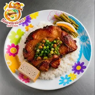 Hình ảnh Cơm sườn Miếng + Chả