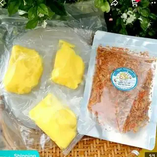 Hình ảnh 300 Bánh tráng phơi sương - 150g muối tôm hành phi - 3  bơ